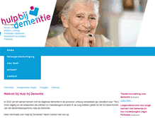 Tablet Screenshot of hulpbijdementie.nl